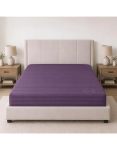Microfibre Fitted Sheet Single Purple