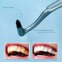 Manual Tooth Stain Remover Brush For Deep Dental Cleaning - Portable Plaque Removal Oral Care Tool With Ergonomic L-Shape Design No Power Or Batteries Needed