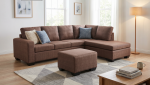 Selena Corner Chaise Lounge Suite With Ottoman