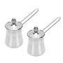2 Coffee Pots Milk And Butter Thermos Flasks Melting Pot For Stove