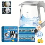20-PACK All-purpose Limescale Remover Effervescent Cleaning Tablets - Residue-free Formula For Coffee Machines Kettles Teacups -