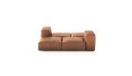 Double Lounger - Leather - Brown - 199CM X 168CM