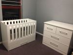 Cot & Compactum Set Modern Nursery Bundle