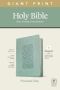 Nlt Personal Size Giant Print Bible Filament Edition Teal   Large Print Leather / Fine Binding Large Type / Large Print Edition