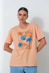 Oversized T-Shirt - XL Peach