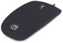 Manhattan 177658 Silhouette Optical Mouse in Black