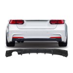 Bmw F30 M-performance Style Rear Diffuser Double Outlet Left 16+ Better Quality