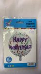 Happy Anniversary Foil Balloon 18 Inch
