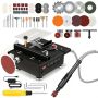 100W MINI Electric Table Saw Adjustable Speed Angle Liftable Cutting Blade