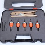 5PCS Woodworking Countersink Drill Bit Set With Bearing Adjustable Depth Hole Punch Pliers No Surface Scratch Sharp & Durable Ef