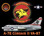 A-7E Corsair II VA-87 Mouse Pad