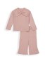 Bow Collar Knit Set