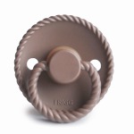 Rope Latex Baby Pacifier - Sepia Size 2