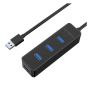 Orico - 4 Port - USB 3.0 Hub - Black - 2 Pack