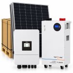 Deye 8KW Hybrid Inverter Solar Kit 15KWH Toplink Lithium Battery 12 590W Toplink Solar Panels