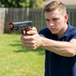 1911 Shell Ejecting Soft Bullet Toy Gun