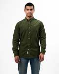 Fine Corduroy Shirt Rifle Green - 3XL