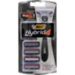 BIC Flex 4 Sensitive Hybrid Cartridge & Disposable Razors 5 Piece