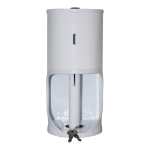 Parrot Janitorial TR2 Toilet Roll Holder Lockable - Mild Steel White JA0508A