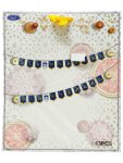 Eid Mubarak Banner Blue & Gold 13PC