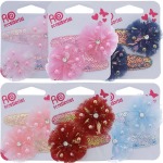 Hair Clips With Flower & Strass 2 PACK