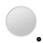Lily Round Floating Mirror - Mahogany