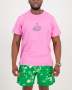 Pink Angel Printed Tee - S / Pink / Unisex