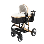 Belecoo Pu Leather Travel System White