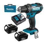 Makita Cordless Driver Drill DHP482RFE + 2 X 3AH Battery + Charger