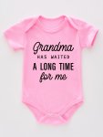 Adorable Grandma-themed Bodysuit Onesies For Baby Girls - The Perfect Summer Outfit