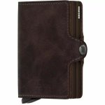Vintage Twin Wallet Choclate