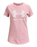 Girls' Ua Sportstyle Graphic Short Sleeve - Prime Pink Ysm