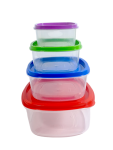Container Oval 4-PIECE Rainbow