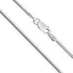 Honolulu Jewelry Company 925 Sterling Silver 1.9MM Snake Chain Necklace For Women Tarnish Resistant - Made In Italy 36 Inches