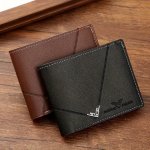 Business Short Wallet For Men Women Portable Document Package Money Clip Credit Card Holder Perfect For Traveling & Daily Use