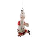 Ornament Glass Mrs Clause 7.7X7.8X15CM