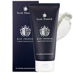 Scott Hamish Blue Freedom Capsule Cleansing Foam - Exfoliating Face Scrub & Gentle Face Cleanser For Men - Moisturizing Wash Wit