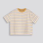 GIRLS Boxy Tee - 10 Multi Stripe
