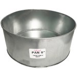 Galvanized Baking Pan 9 Round 10CM Height
