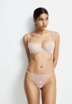 LaCie Lace Demi Push-up Bra - Powder Pink