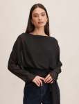 Jessie Batwing Top - 18 Black
