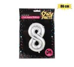 Balloon Helium Foil Silver 8 65CM F-02
