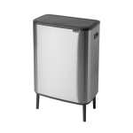 Brabantia Bo Touch Bin Hi 2 X 30 Litre - Matt Steel Fingerprint Proof