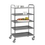 Tea Trolley S/steel Global - 2 Shelf