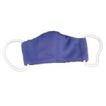4AKID Adults Reusable Fabric 3-LAYER Non-medical Mask - Large Size - Navy