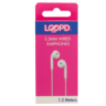 Lite White Wired Earphones 1.2M