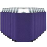 Blank Beer Can Cooler Sleeves 60-PACK Soft Insulated Beer Can Coolies - Htv Friendly Blank Koolies In Bulk For Beer Cans & Bottl