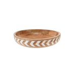 24CM Mango Wood Bowl Brown