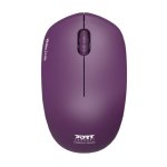 Port Connect Wireless Purple Mouse