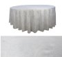 Round Table Cloth Flower Pattern 280CM
